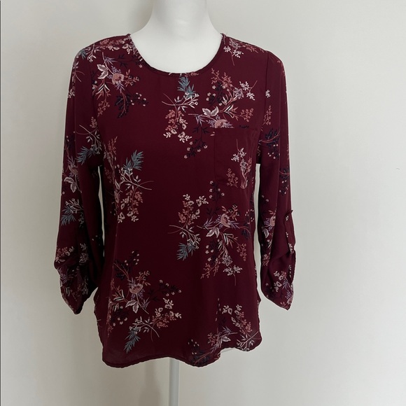 Lily White Tops - Lily White Floral Blouse
